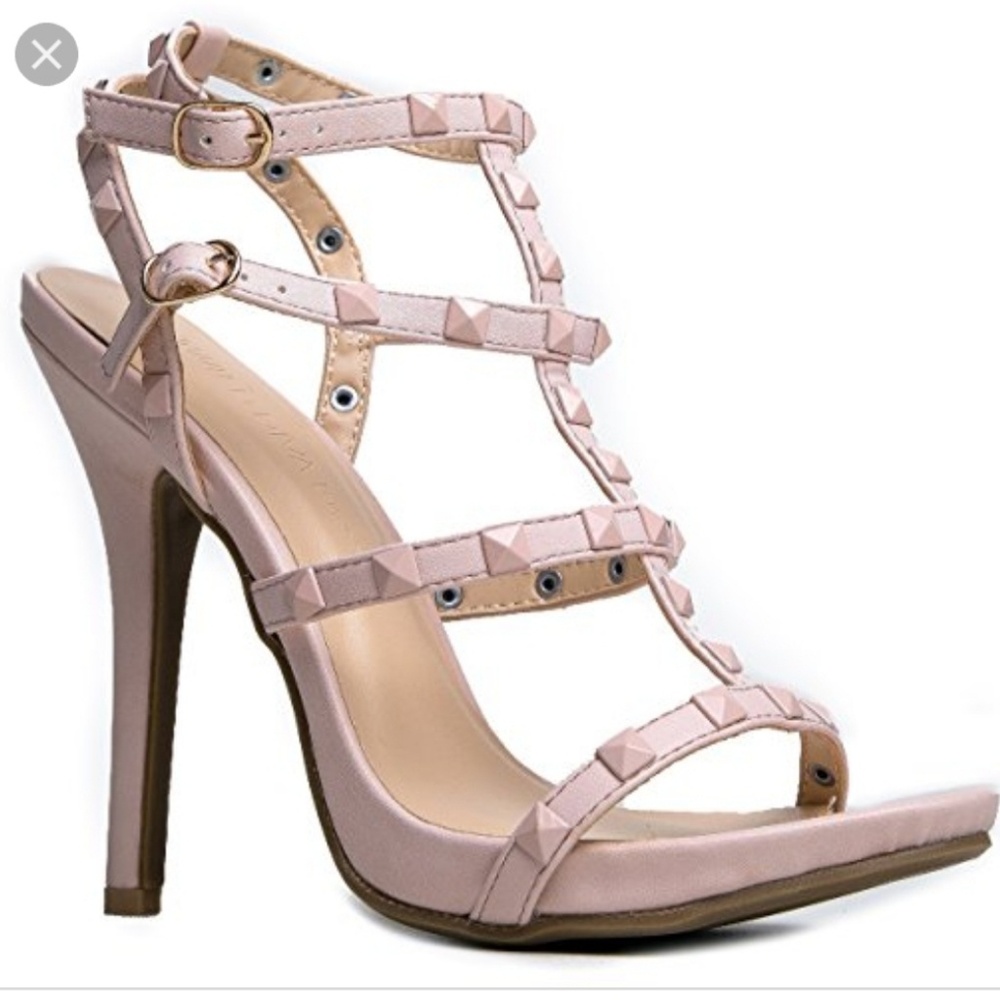 BRAND NEW, Wild Diva "Bridget74" studded heels